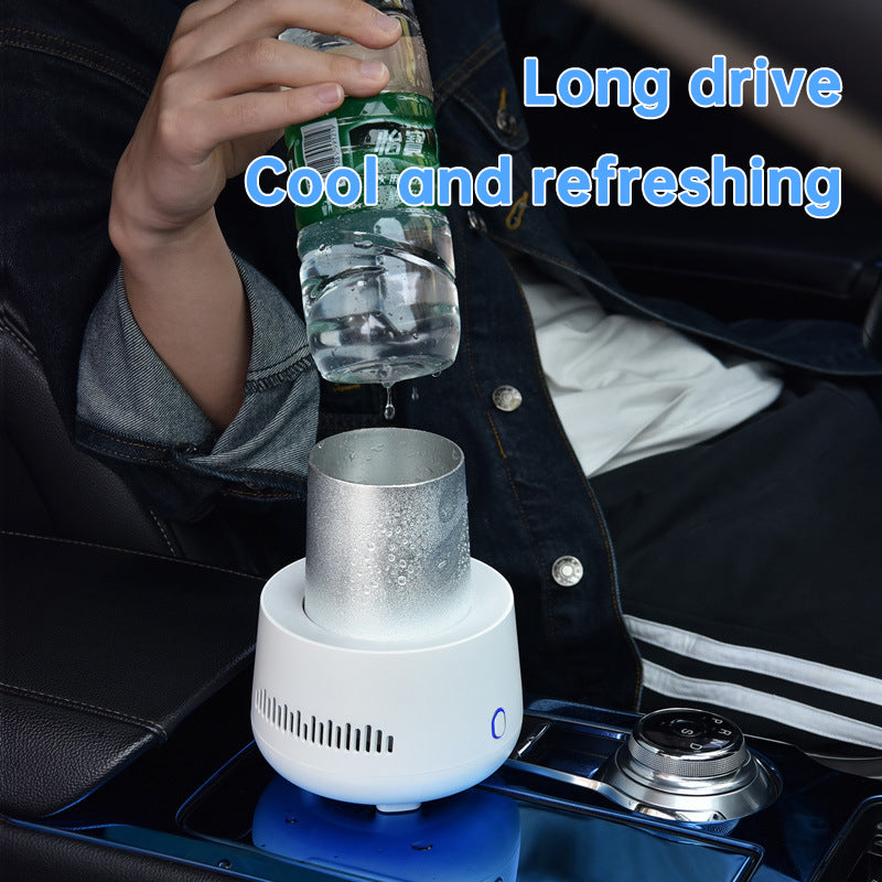 Portable Fast Cooling Cup Electronic Refrigeration Cooler for Beer Wine Beverage Mini Electric Drink Cooler Cup Instant Cooling