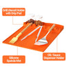 Barbecue dustproof silicone cover and baking tray protective pad are suitable for various silicone oven pads